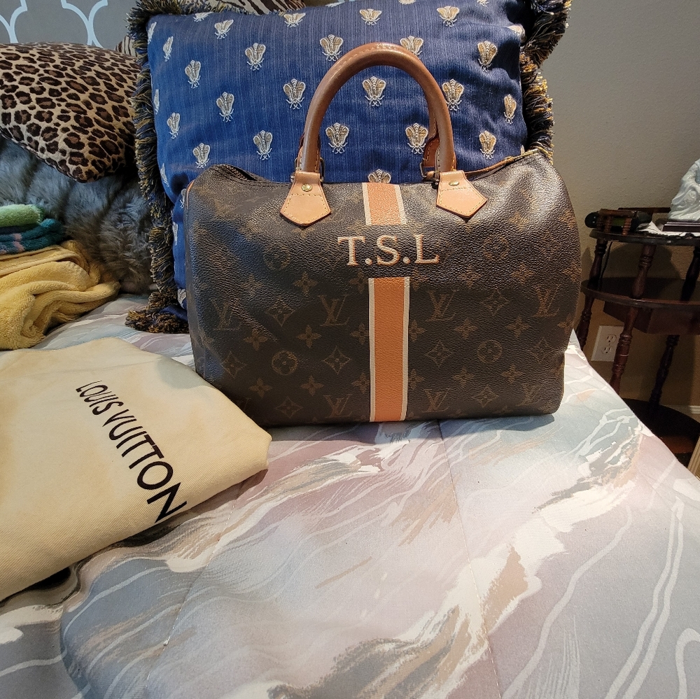 SOLD@!  Louis Vuitton Monogram Heritage Speedy 30